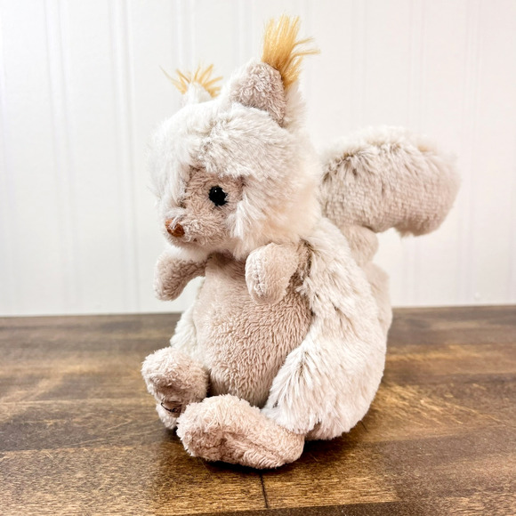 Barbara Bukowski Bear - Baby Blixten Squirrel Small Grey Cute Woodland Beanie 7" - Picture 1 of 10
